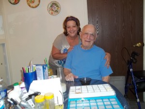 Harry with big smile in home care for seniors sacramento